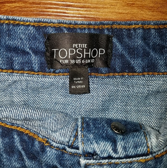 Top Shop jean skirt - Picture 3 of 3